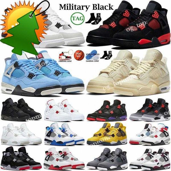 

jumpman outdoors 4 4s basketball shoes for men women military black cat sail red thunder white oreo cactus jack blue university