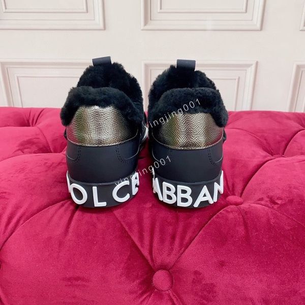 

2023 vintage casual shoes men women calfskin designer sneakers fashion increasing platform shoe leather trainers, Black