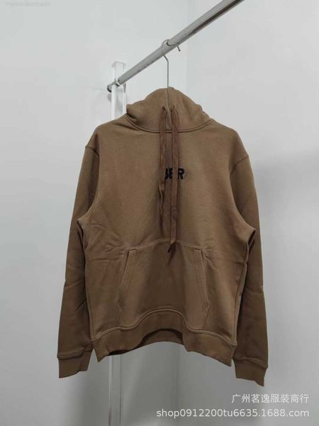

correct of b burbry luxury designer correct version 2023fw bu home printed hooded sweater high street casual men and women ins, Black