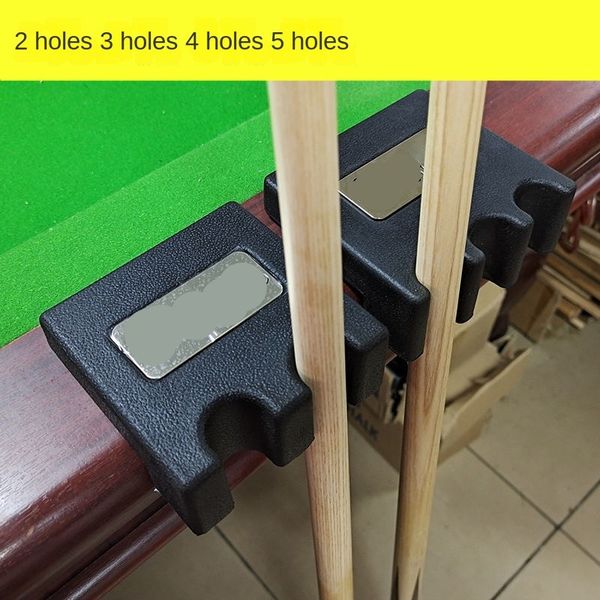 

durable billiards pool cue stick holder rest can hold 2 to 5 cues according to different sizes