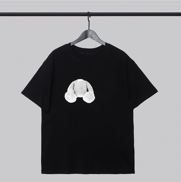 

summer short sleeve graphic t shirts bears cotton material t-shirts for men s letter print tshirts clothing short sleeved size s-xl mens wo, White;black