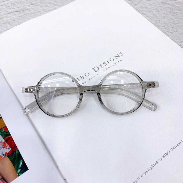 

retro childrens plain glasses 2067 goggle anti blue ray round frame student