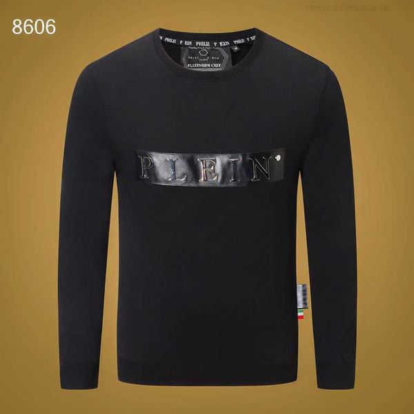 

luxury philippuep lein trendy philippuepe brand pp autumn and winter sweater for boys desigers, Black