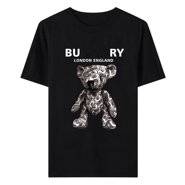 

mens fashion t shirt designers men clothing black white tees short sleeve women's casual hip hop streetwear tshirts asian size s-4xl, White;black