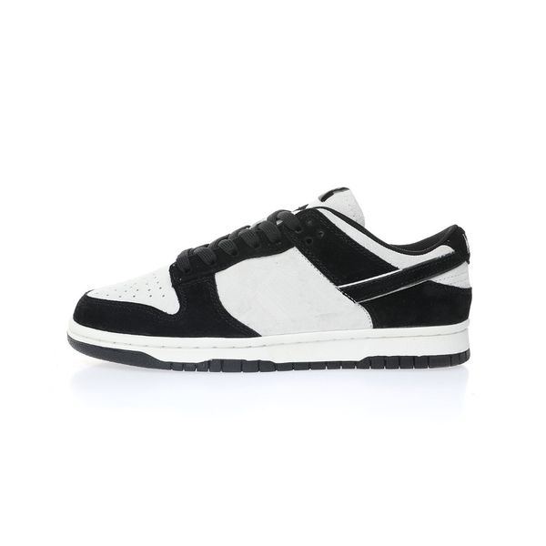 

with box dunks low panda fashion designer sports shoes trainners sneakers, Black
