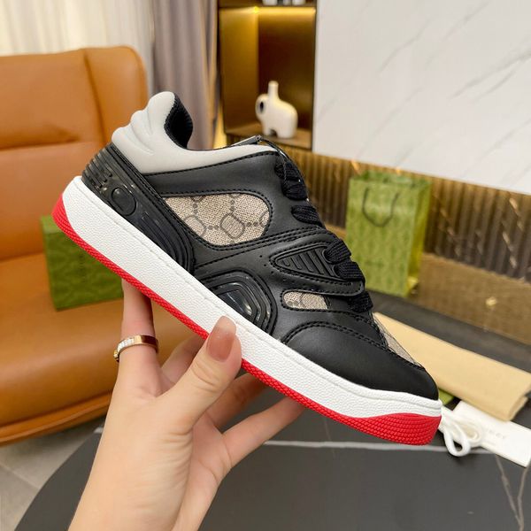 

designer sneakers oversized casual shoes white black leather luxury velvet suede womens espadrilles trainers man women flats lace up platfor