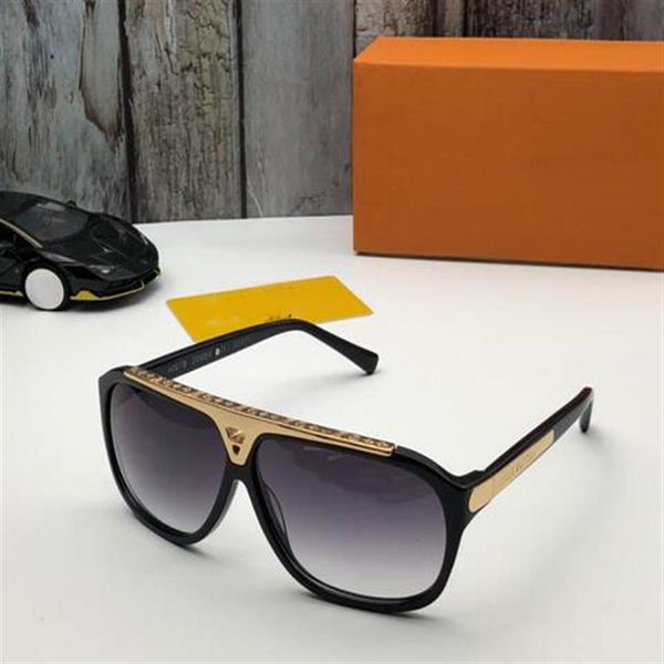 

1pcs brand sun glasses evidence sunglasses designer glasses eyewear mens womens polished black sunglasses come with b3071, White;black