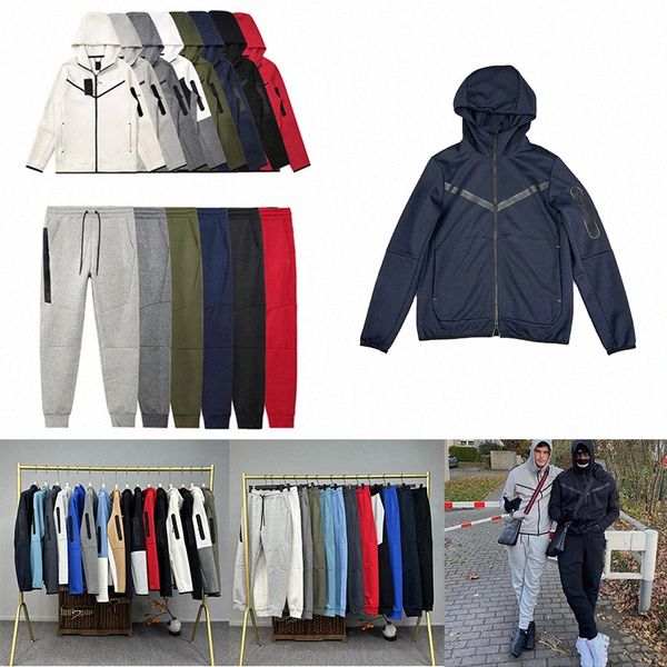 

designer sports pants hoodie tech fleece tracksuit men woman niki tech trousers bottoms niki tech two piece fashion running tracksuit m5tl#, Gray