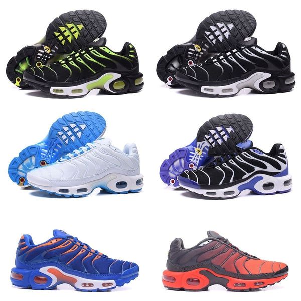 

2023 mens female designer design tn running casual shoes tns og triple black white be true max plus grey volt blue crinkled metal unite camo