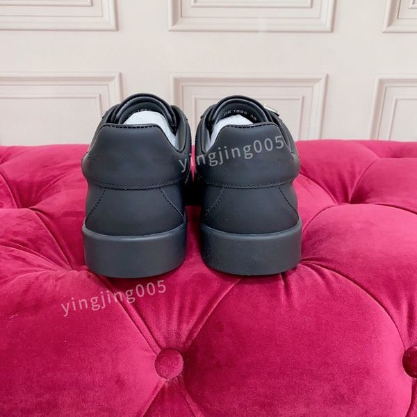 

2023women sneaker shoes brushed leather trainers man technical rubber re-nylon white black runner sports lug sole casual walking