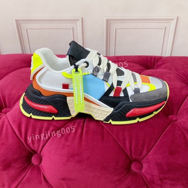 

mans woman casual shoes genuine leather mesh pointed toe race runner shoes outdoors trainers, Black