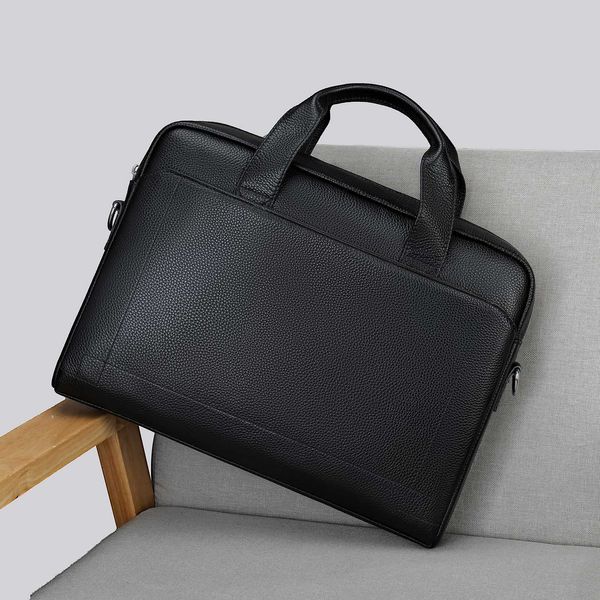 

marlent men's leather handbag head leather briefcase leather lapcase business case