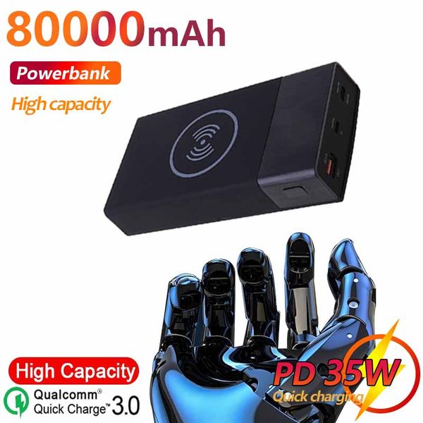 20000mAh Power Banks Digital Display External Battery Charger Fast Charging Portable Power Bank Charger Fo C260805