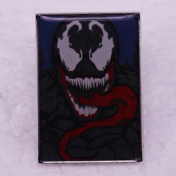 

american superhero film comics character badge enamel pin, Blue