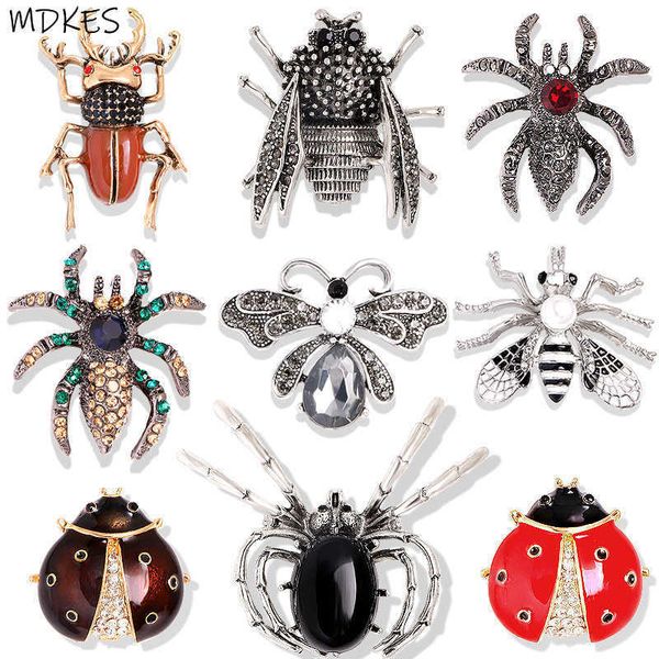 

pins brooches insect rhinone brooch pearl drip oil brooch fashion cloing accessories cloing broochl230315, Gray
