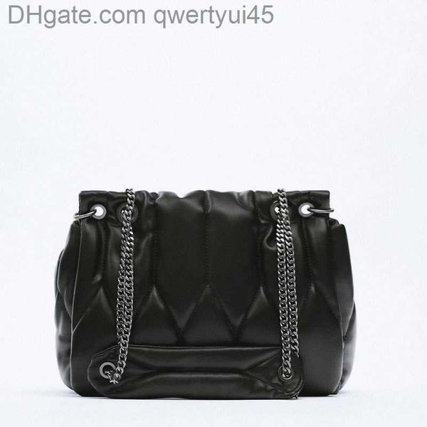 

qwertyui45 totes luxury designer bag ladies pu female leather chain messenger bag ladies handbag bag ladies za rhombus bucket bag 031523h