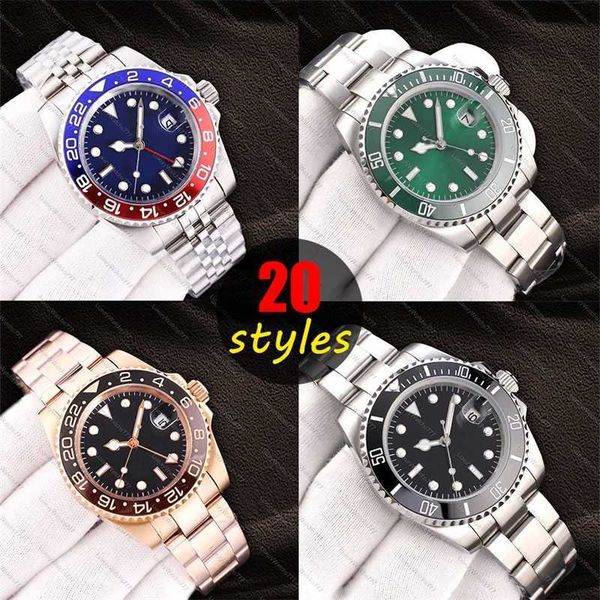 

roles luxury designer mens watch automatic mechanical ceramic 41mm dial 904l stainless steel fashion classic style luminous sapphire wristwa, Slivery;black