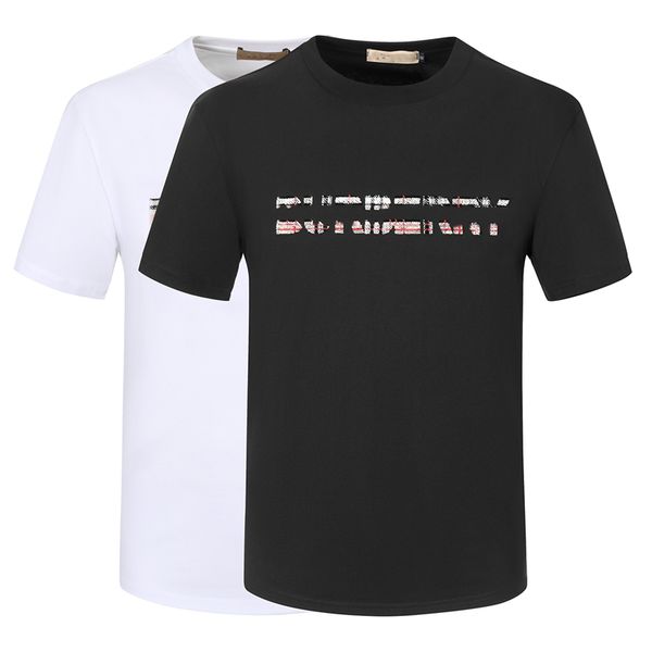 

mens t shirt 2023 new men's wear designer design wide version cotton t-shirt fashion high-end breathable casual letters loose boys t sh, White;black