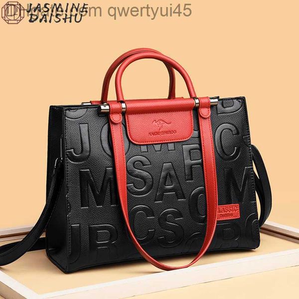 

qwertyui45 totes brand luxury designer shoulder bags 2023 new women's large capacity vintage tote bags women's soft leather messen