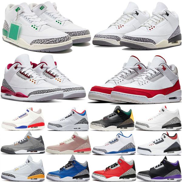 

jumpman 3 basketball shoes pine green 3s racer blue cool grey georgetown medium royal cement throw line red black court purple trainers spor
