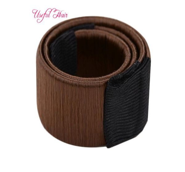 

21cm braiders diy hair ties girl hair diy styling blonde donut former foam hair magic tools bun maker bow braiders f8799097