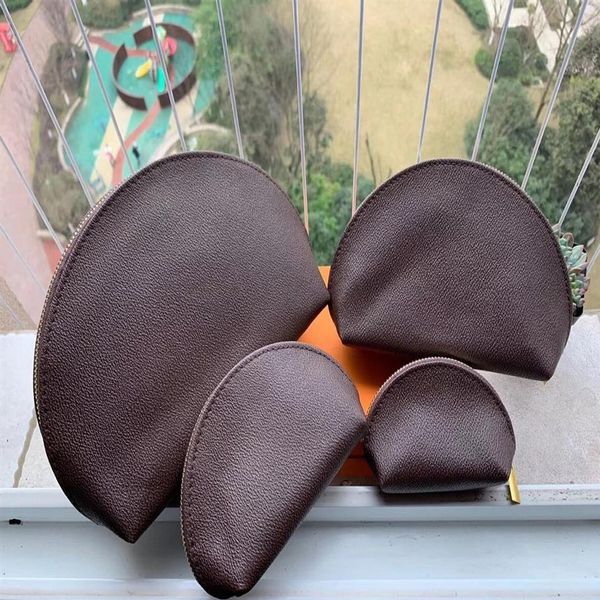 

4pcs brown women cosmetic bags organizer makeup bag travel pouch make up bag ladies cluch purses organizador toiletry bag257h