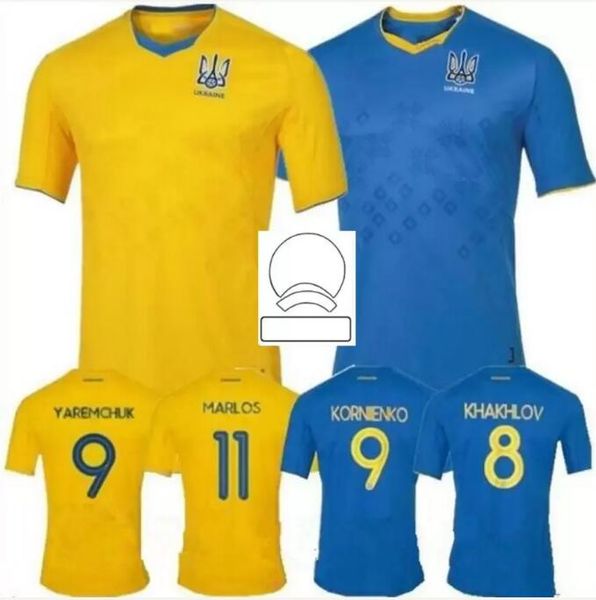 

ukraine soccer jerseys 21 22 vitaliy mykolenko oleksandr zinchenko ruslan malinovskyi viktor tsygankov national team men football shirts tha, Black