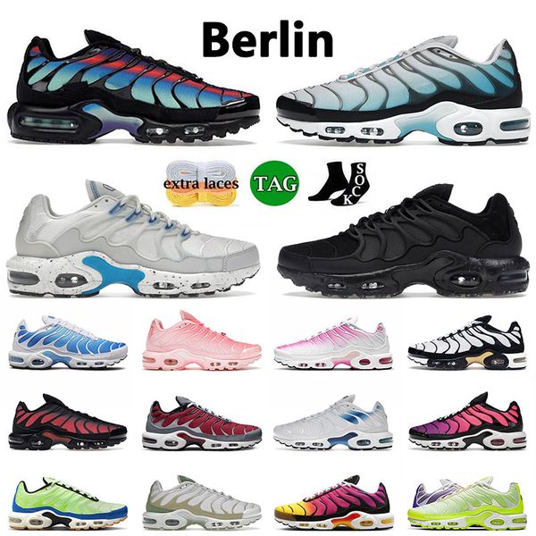 

2023 og designer des chaussures tn berlin running shoes terrascape plus black anthracite white pure platinum blue mens women scarpe tns atla