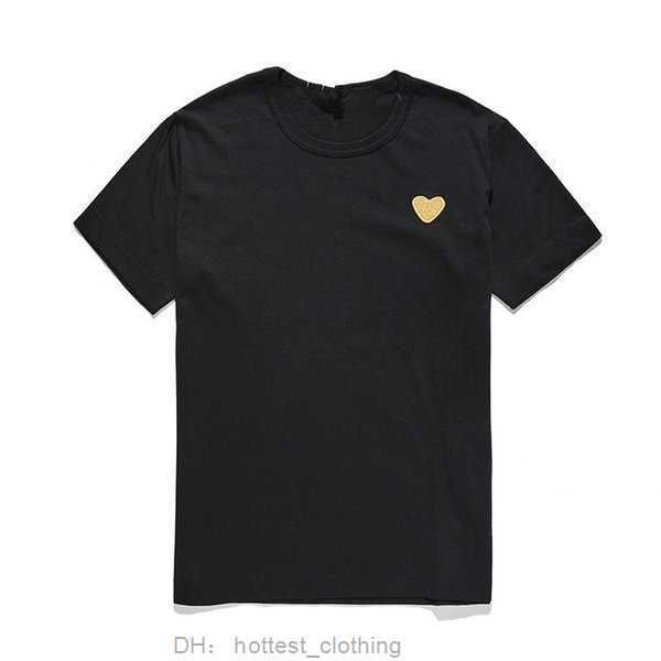 

men's t-shirts play mens t shirt designer cdg embroidery red heart commes des casual women s badge quanlity tshirts cotton short sleeve, White;black