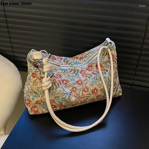 

bag vintage women totes elegant flower embroidery handbags shoulder purse for party wedding ladies bags wallets