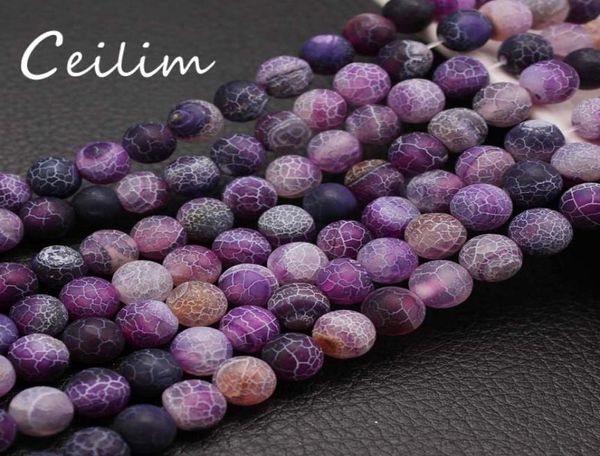 

new fashion purple agate stone loose beads pick size 46810 mm strand bead natural stone charms handmade diy stretc9749551, Black