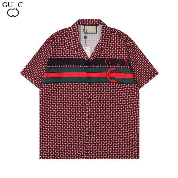 

2023men's casual shirts spotted pattern wacko maria hawaiian shirt men women t-shirt beach tees oversized cx2 57zf, White;black