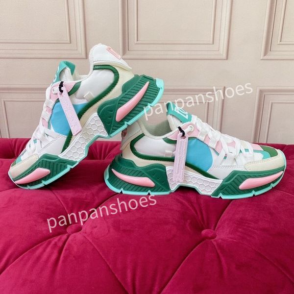 

new men sneakers rubber platform trainers genuine leather sneaker multicolor lace-up skate shoes fashion running shoes, Black