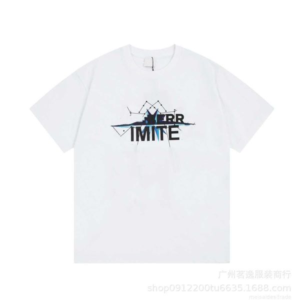 

correct version b burbry luxury designer of bu star sky letter printing t-shirt high street casual couples same ins 1seasonal clothingh8u6, White;black