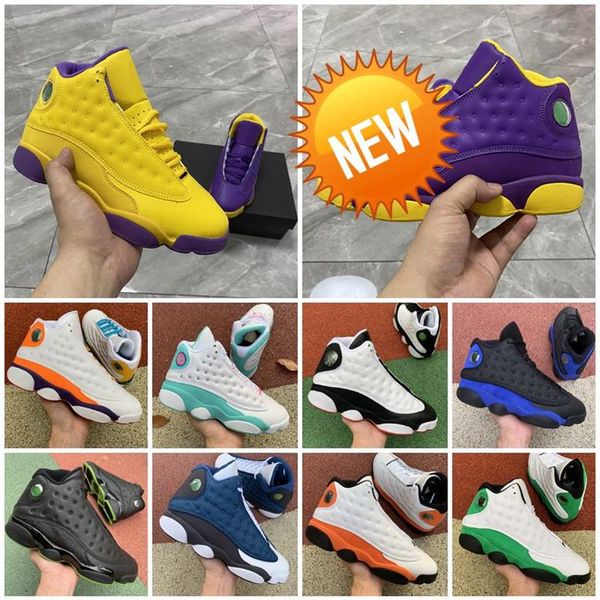

new jumpman 13 13s flint basketball shoes 11 11s mens womens lucky green soar playground lakers sports sneakers trainers size 3647293l