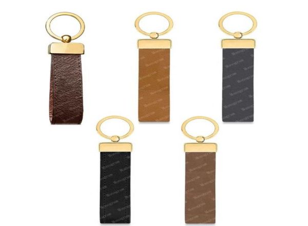 

2021 keychain key chain buckle lovers car keychain handmade leather keychains men women bags pendant accessories 5 color 65221 wit3886327, Silver