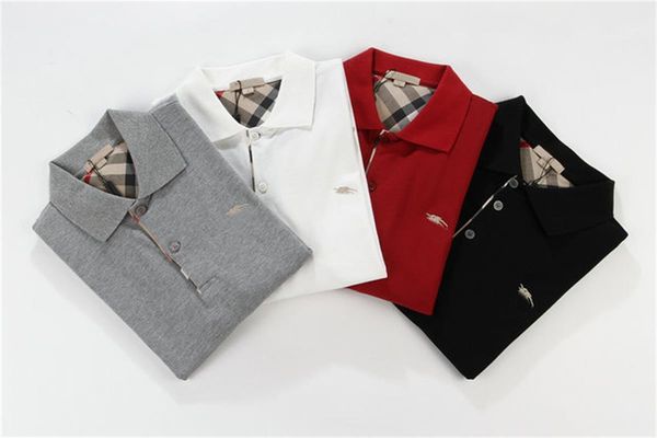 

2023mens fashion polo shirts luxury italian designer men short sleeve casual mens summer tee solid color, White;black