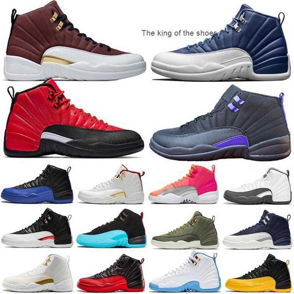 

2023 og jumpman 12s men women basketball shoes stealth playoffs royalty black taxi utility indigo reverse flu game reverse concord 12 mens t