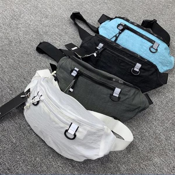

brand designer men fashion sport outdoor waist bag shoulder 4colors nylon embroidery tech street chest bag fannypack 1pc274r