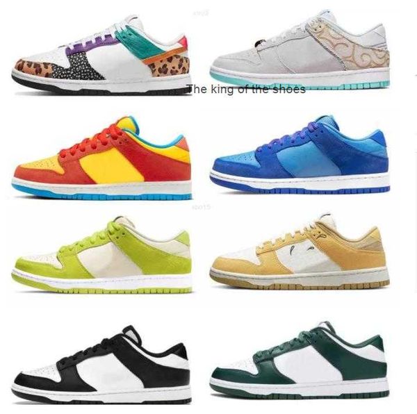 

2023 2023 og 2022 designers sb casual sports shoes animal dunkes paisley unc blue raspberry women men animal trainers union low bart simpson, Black