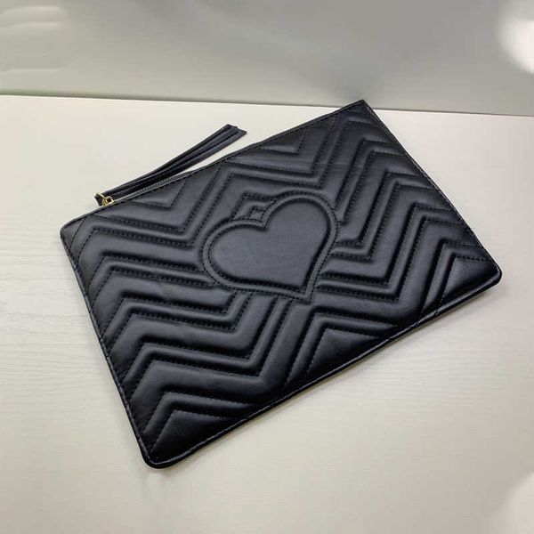 

new vintage heart designer bag fashion clutch bags women stripes designer handbag leather crossbody messenger bags female black purse 221220