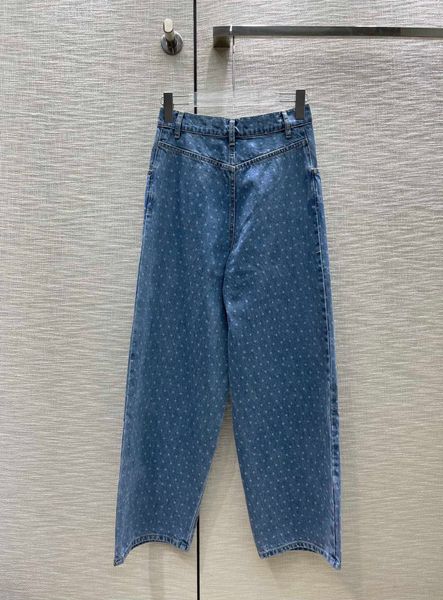 

2023 fashion women's spring summer all match jeans street wear straight leg pants women high waist washed light blue denim pants, Black;white