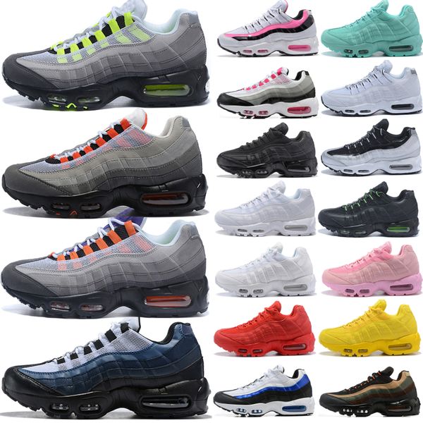 

95 running mens shoes max 95s triple black white air neon greedy solar red sneakers 20th anniversary ultra olive blue reflective designer tr