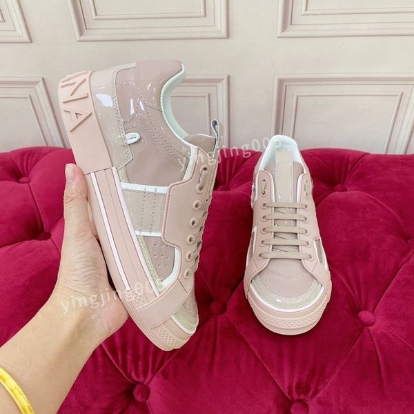 

2023new espadrilles designer shoes sneakers womans casual shoe canvas real leather loafers classic design slipper slides by brand, Black