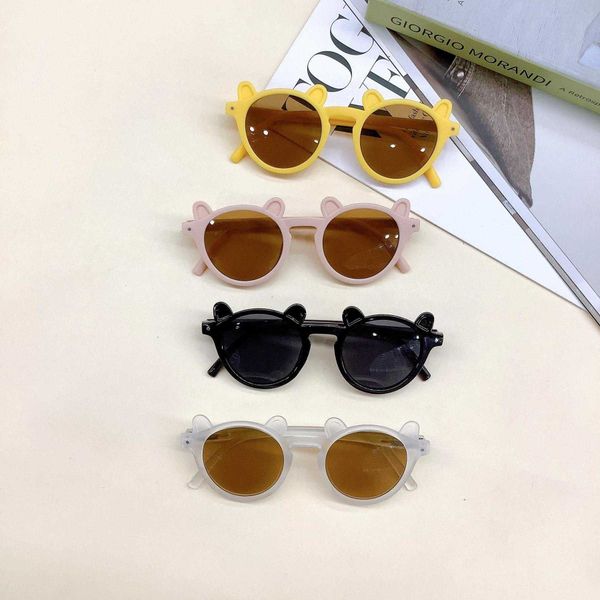 

fashion sweet kids sunglasses cute ears spectacle foot boys and girls uv, Blue