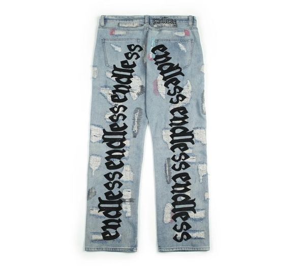 

streetwear jeans hip hop denim pants women jeans old hole jeans broken endless men 2103204317003, Blue