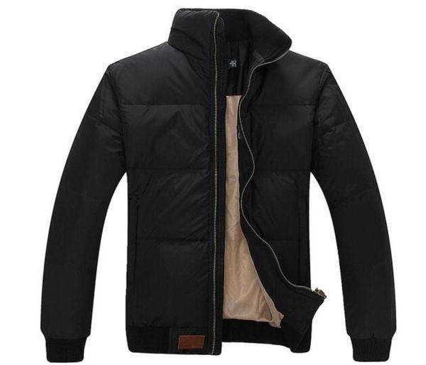 

winter warm white duck down jacket coat men039s downjacket coat stand collar warm flag famous pony down jacket2098805, Black