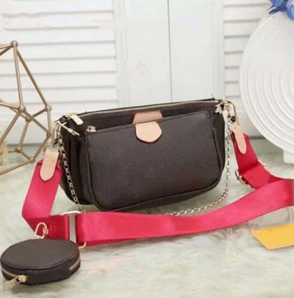 

2023 new luxury tote shoulder bag purse designer handbag messager bags brand crossbody totes pu leather womens mini 3pcs/set coin purse comp