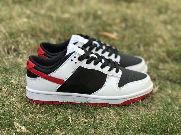 

2023 motorcycle boots sb low reverse panda fd9762-061 casual shoes sb black varsity red-white running sneakers men women trainers
