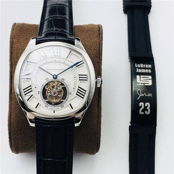 

2023new bbr factory w4100013 wristwatch diameter 41mm thickness 11.3mm using 9452mc all-in machine, true tourtouron chiseled dial sapphire c, Slivery;golden